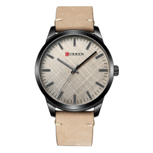 CURREN 8386 Men Watche  quartz Waterproof Calendar Wristwatches Luxury Luminous Leather watch